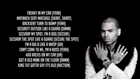 Chris Brown – High End Lyrics 